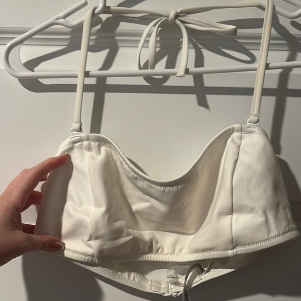 Victoria's Secret White Bikini Top